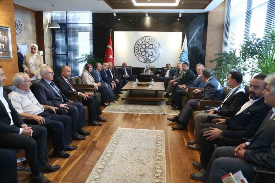 Başkan Büyükkılıç, Vali Çiçek İle Tse-sektör Buluşmaları Toplantısı’na Katıldı