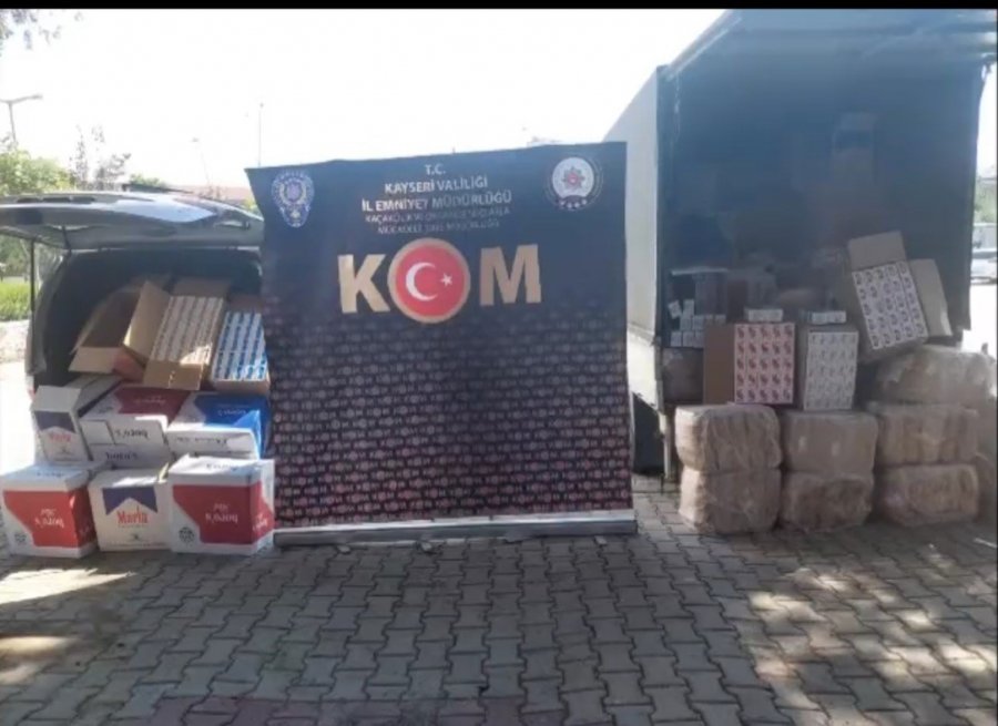 Depoya Yapılan Baskında 1 Milyon Adet Boş Makaron Ele Geçirildi