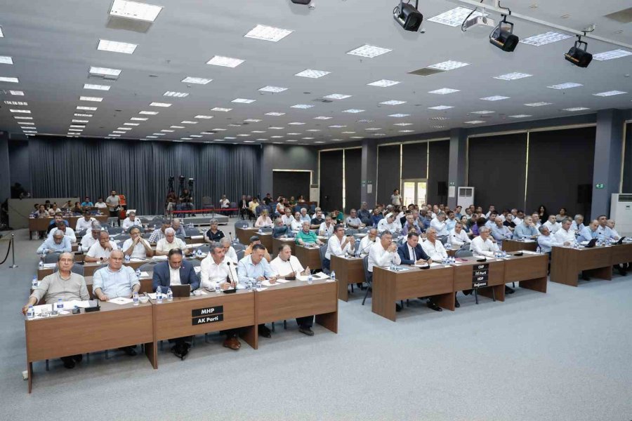 Mersin Büyükşehir Belediyesi Meclis Toplantısı Yapıldı