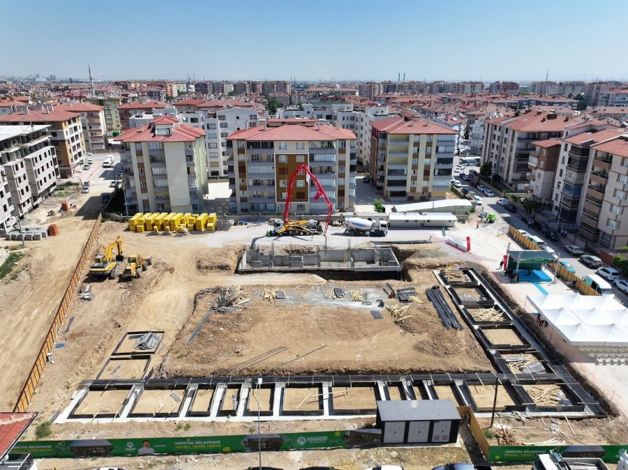 Konya’nın En Büyük Kapalı Tenis Kortunun Temeli Atıldı