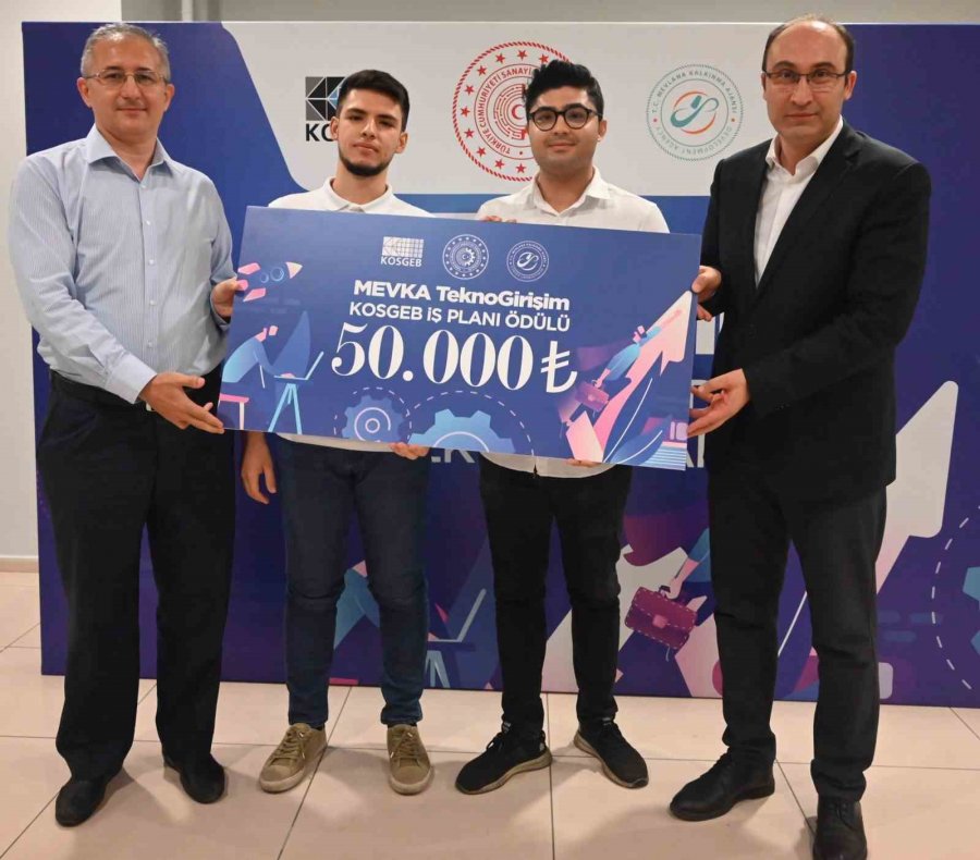 Mevka İle Projeler Yarıştı, Kazanan Genç Girişimciler Oldu