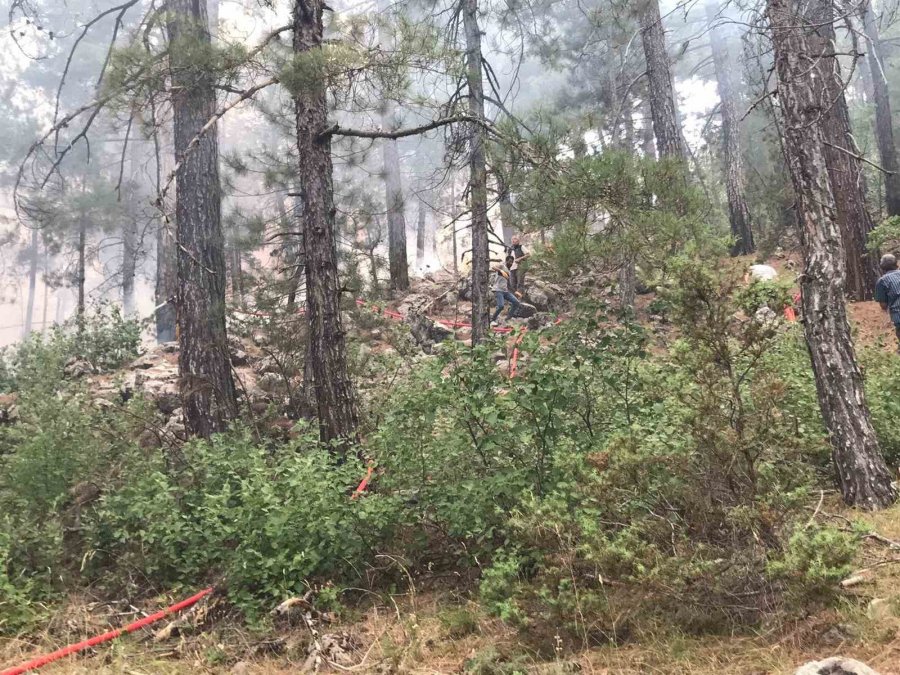 Antalya’da Orman Yangını Devam Ediyor