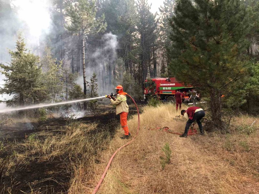 Antalya’da Orman Yangını Devam Ediyor