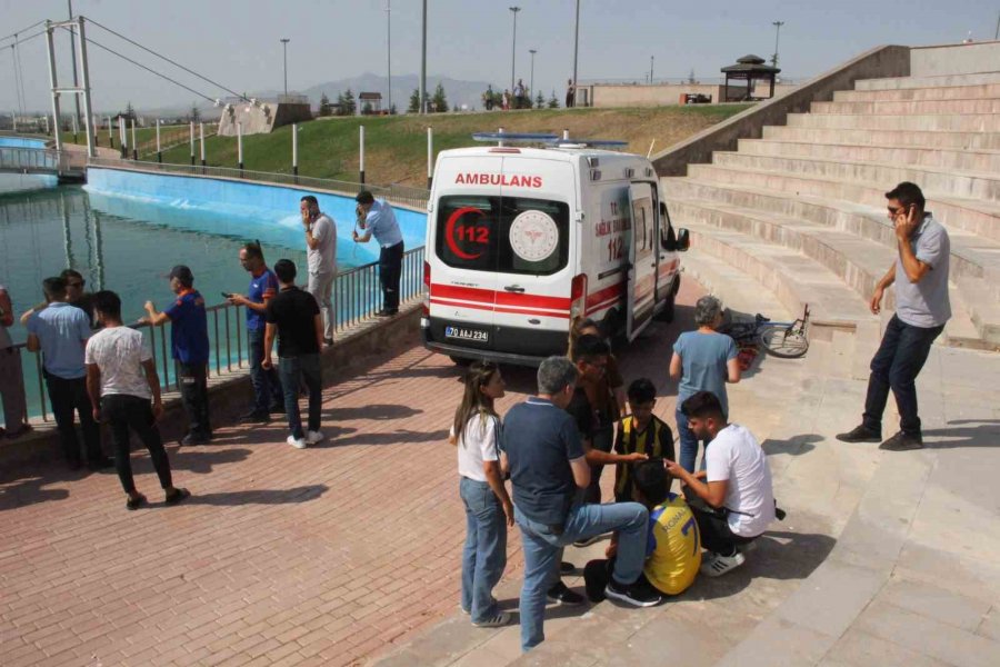 İki Kardeş Suni Gölette Boğulma Tehlikesi Geçirdi, Birinin Durumu Ağır