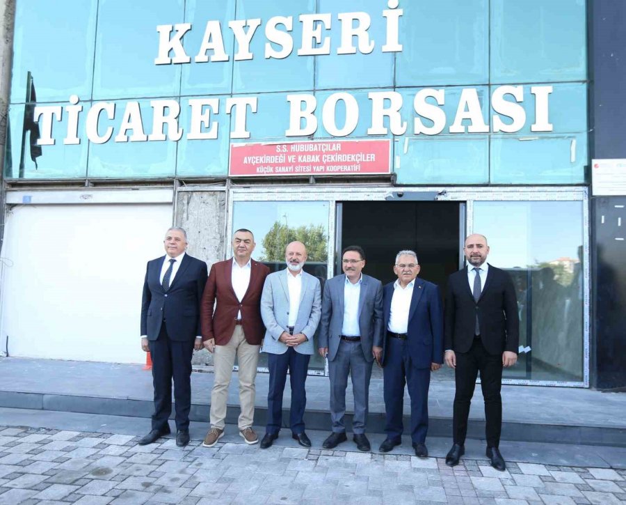 Vali Çiçek Ve Başkan Büyükkılıç’tan Ktb’ye Hem Ziyaret Hem Toplantı