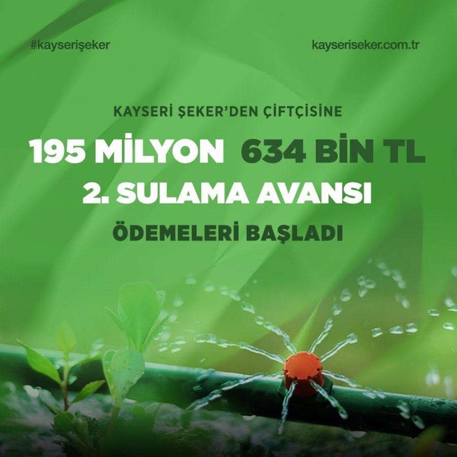 Kayseri Şeker Çiftçinin Yüzünü Yine Güldürdü