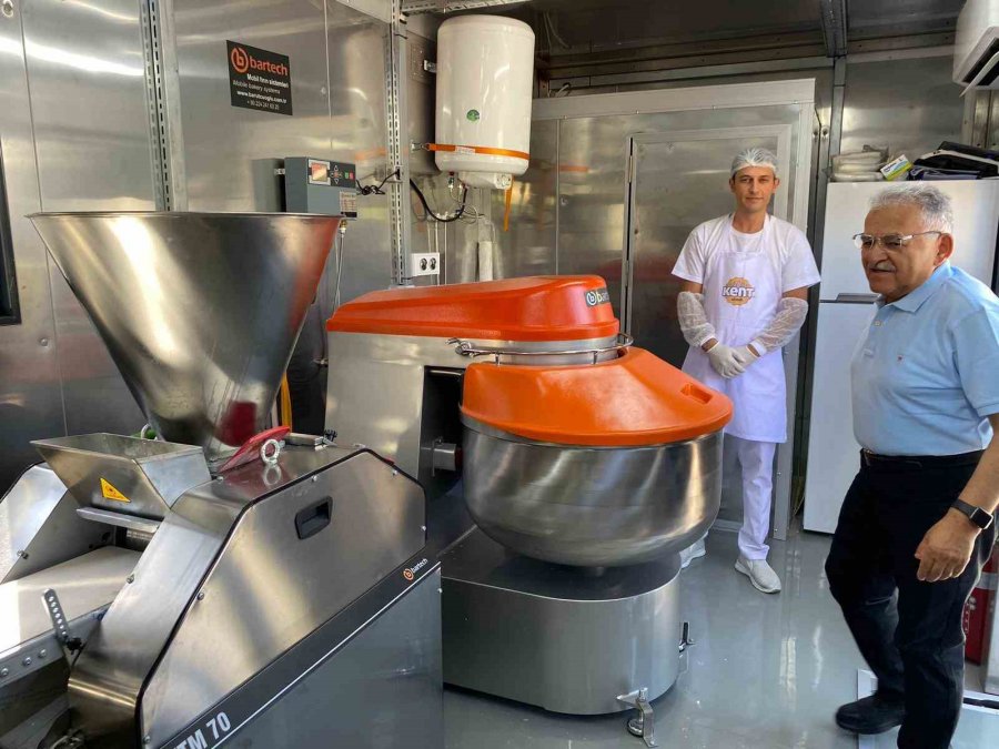 Başkan Büyükkılıç: "mobil Ekmek Fırını’nı Hizmete Açtık"