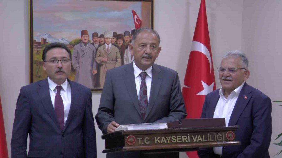 Bakan Özhaseki: “depremden Etkilenen Vatandaşlarımızı Güvenli Konutlarına Oturtmak İçin Gece Gündüz Çalışıyoruz”