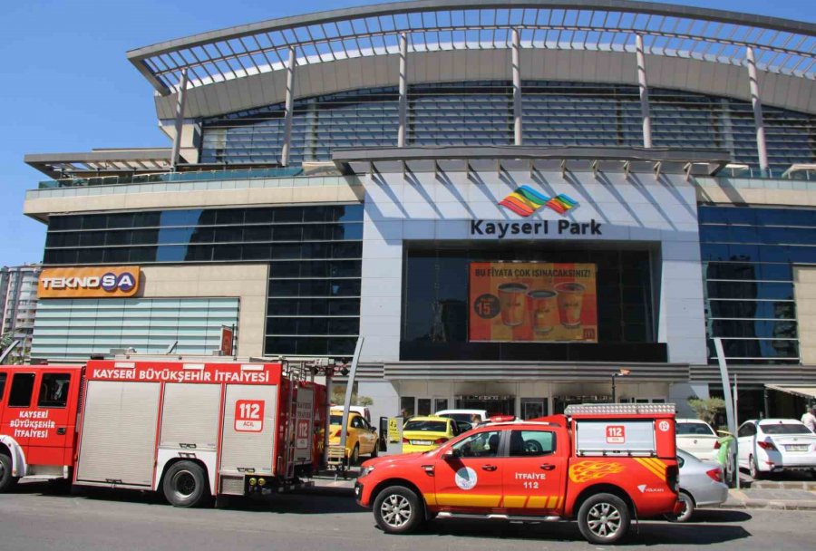 Kayseripark’ta Yangın