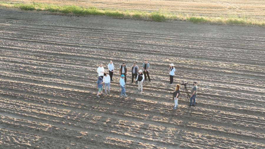 Genç Çiftçiler Erciyes’in Eteğinde Marul Üretiyor