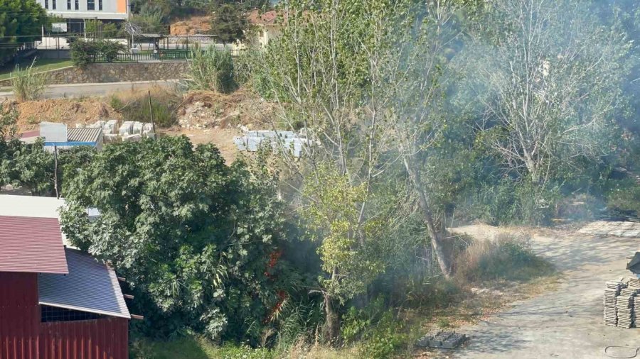 Yakılan Atıklar Yangın Çıkardı