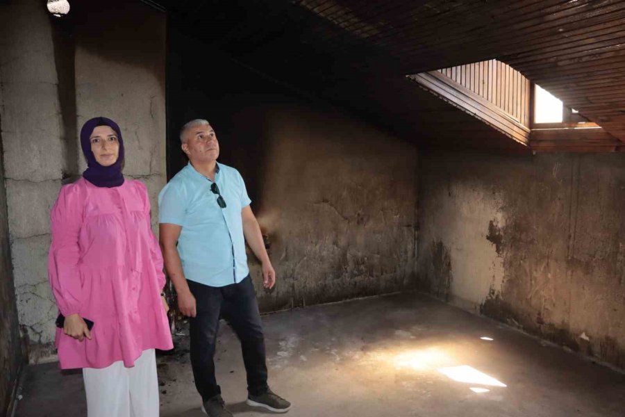 Ev Sahibinin Çıkarmak İstediği Kiracı Evi Ateşe Verip Kaçtı