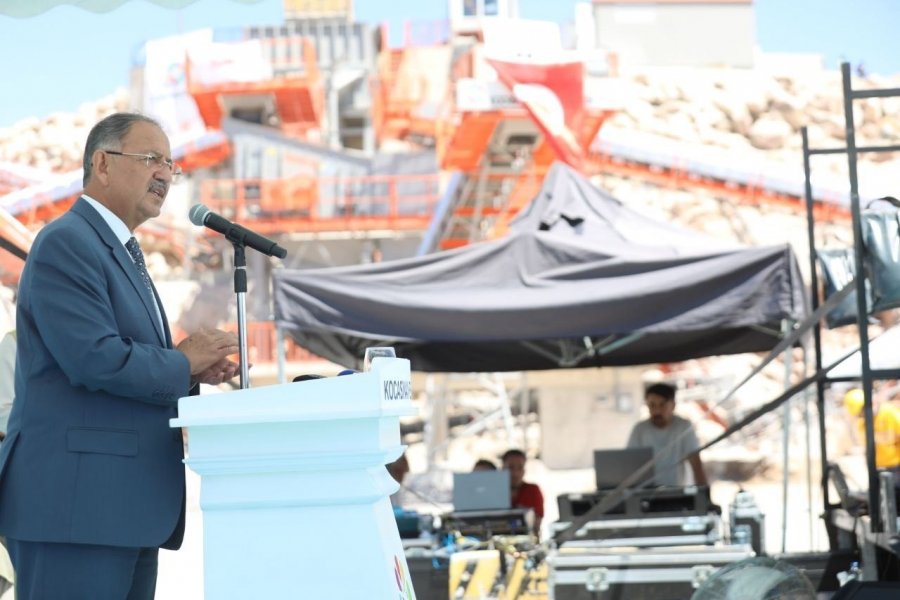 Kayseri’de Tek, Türkiye’de Sayılı Olan Konkasör Tesisi Açıldı