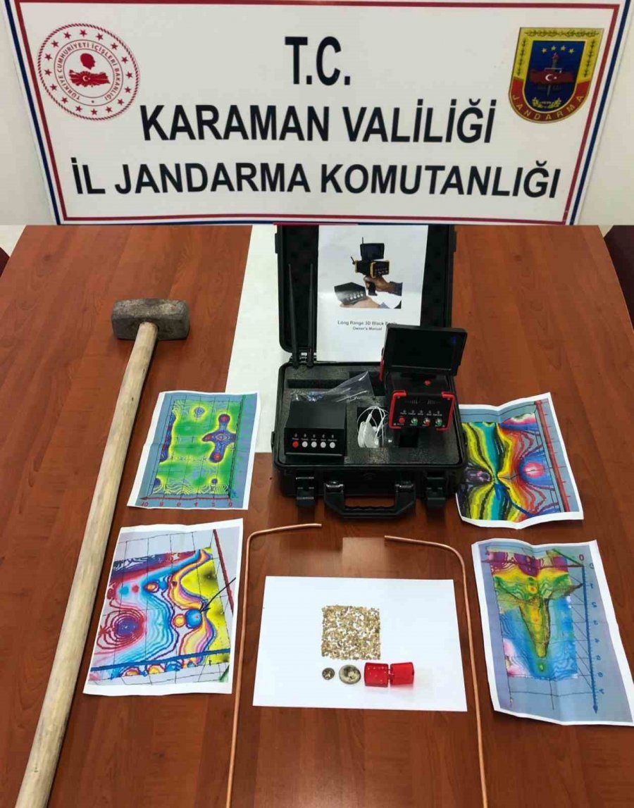 Karaman’da Altın Sikke Ve Pulları Satmaya Çalışan 7 Kişi Yakalandı