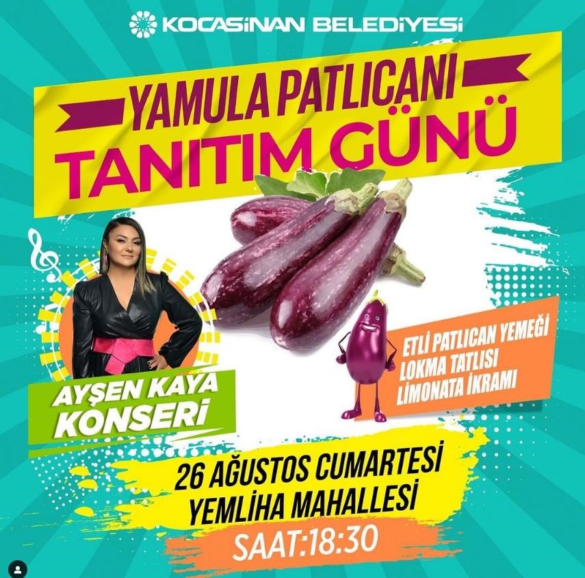 Yamula Patlıcanı Etkinliği’ne Davet