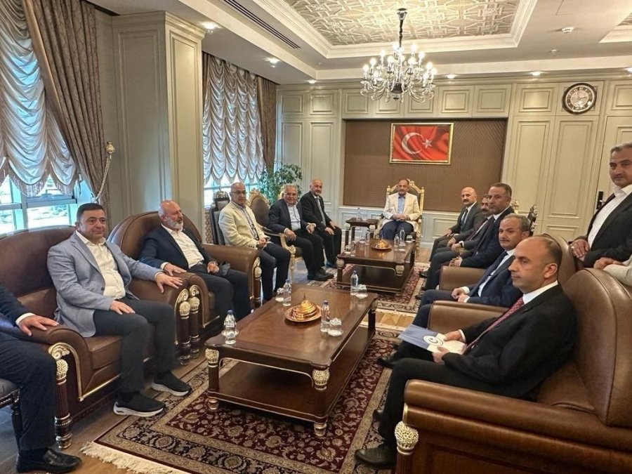 Kayseri Osb Yönetimi Adıyaman’da Deprem Konutları Temel Atma Törenine Katıldı