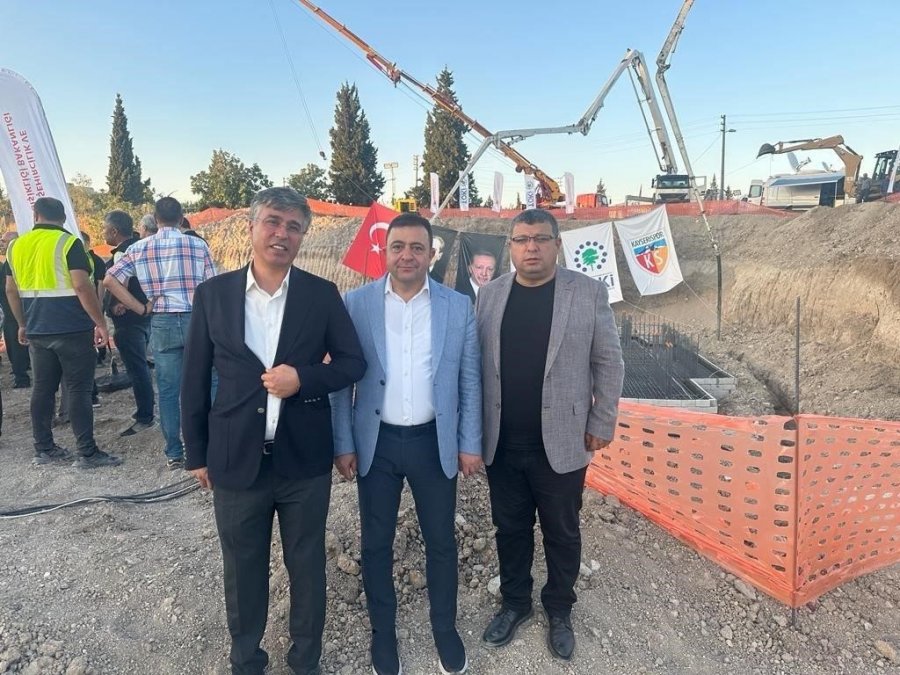 Kayseri Osb Yönetimi Adıyaman’da Deprem Konutları Temel Atma Törenine Katıldı