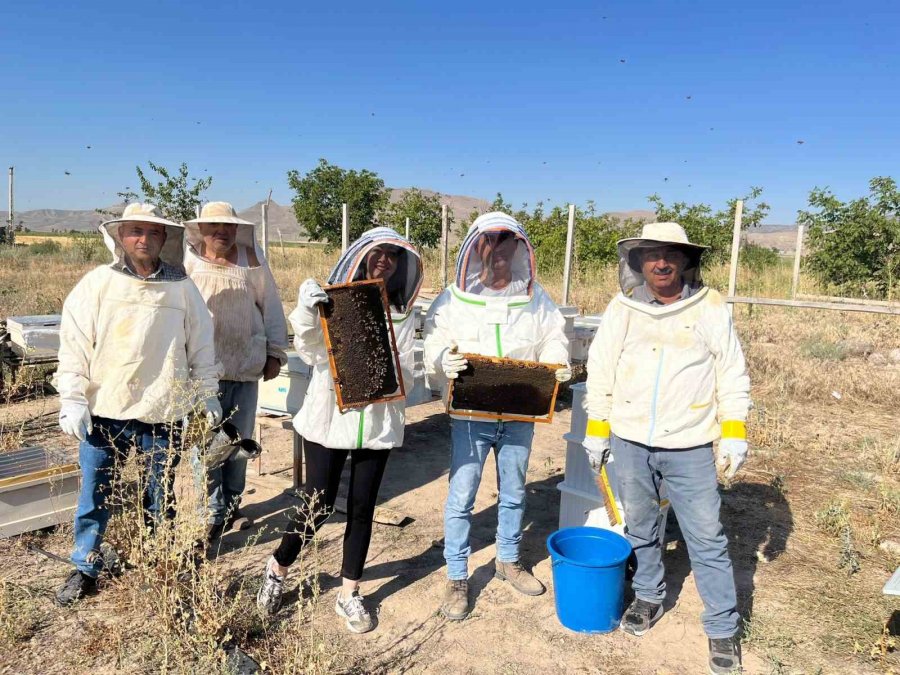 Kayü Yeşilhisar Meslek Yüksekokulunda Bal Hasadı Yapıldı