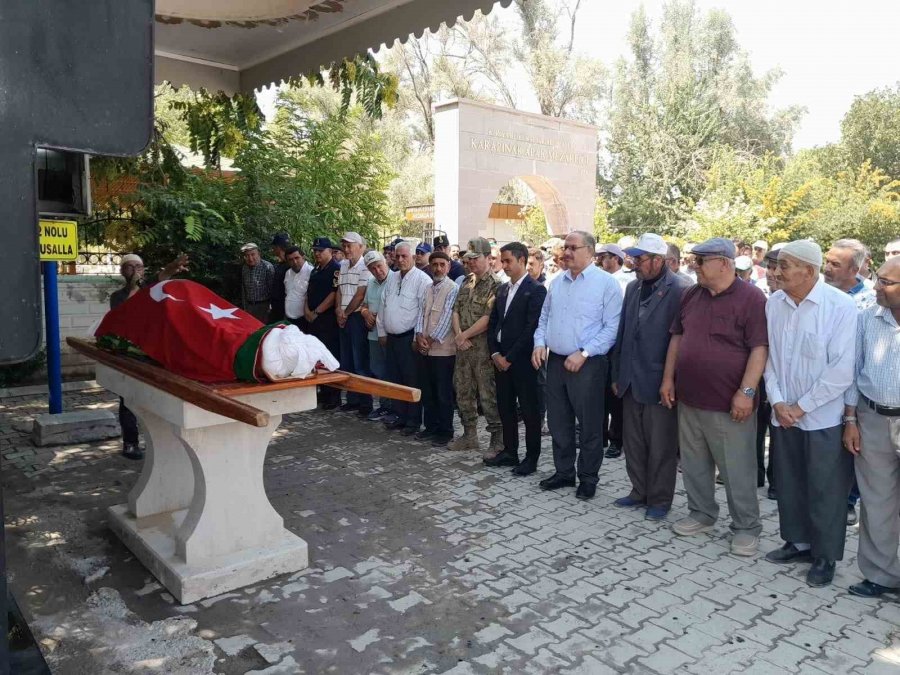 Vefat Eden Kıbrıs Gazisi Karapınar’da Defnedildi