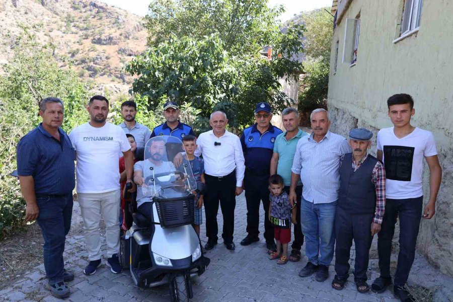 Engelli Dostu Yahyalı Belediyesi’nin Araç Desteği Sürüyor