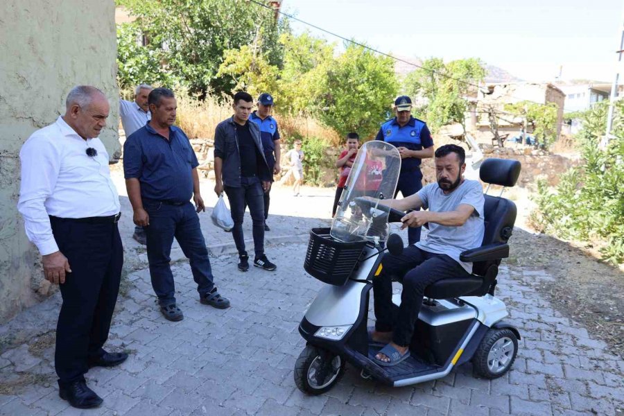 Engelli Dostu Yahyalı Belediyesi’nin Araç Desteği Sürüyor