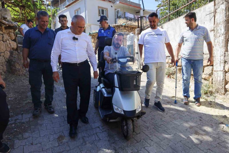 Engelli Dostu Yahyalı Belediyesi’nin Araç Desteği Sürüyor