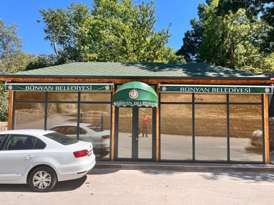 Bünyan Cam Terası Girişinde Satış Noktası Hizmete Açıldı