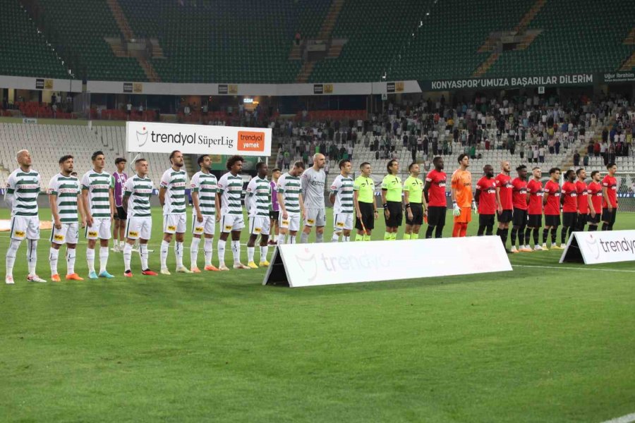 Trendyol Süper Lig: Konyaspor: 0 - Gaziantep Fk: 0