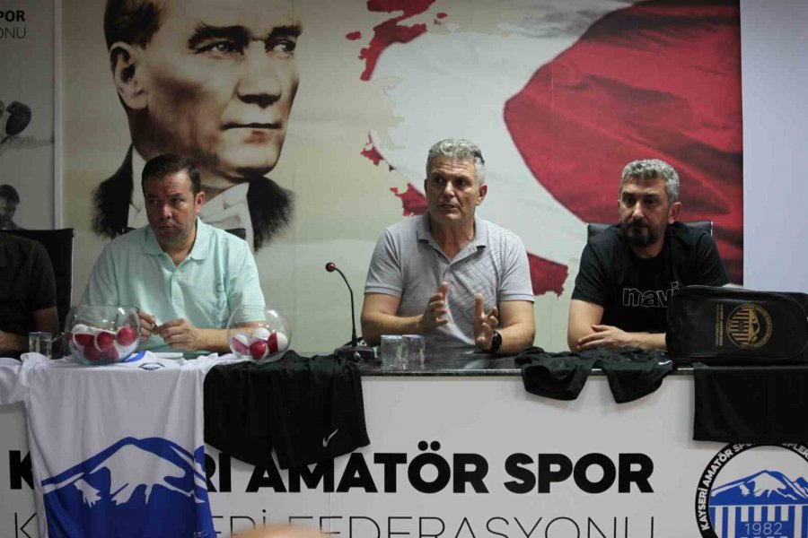 Kayseri 1. Amatör Küme Fikstürü Çekildi