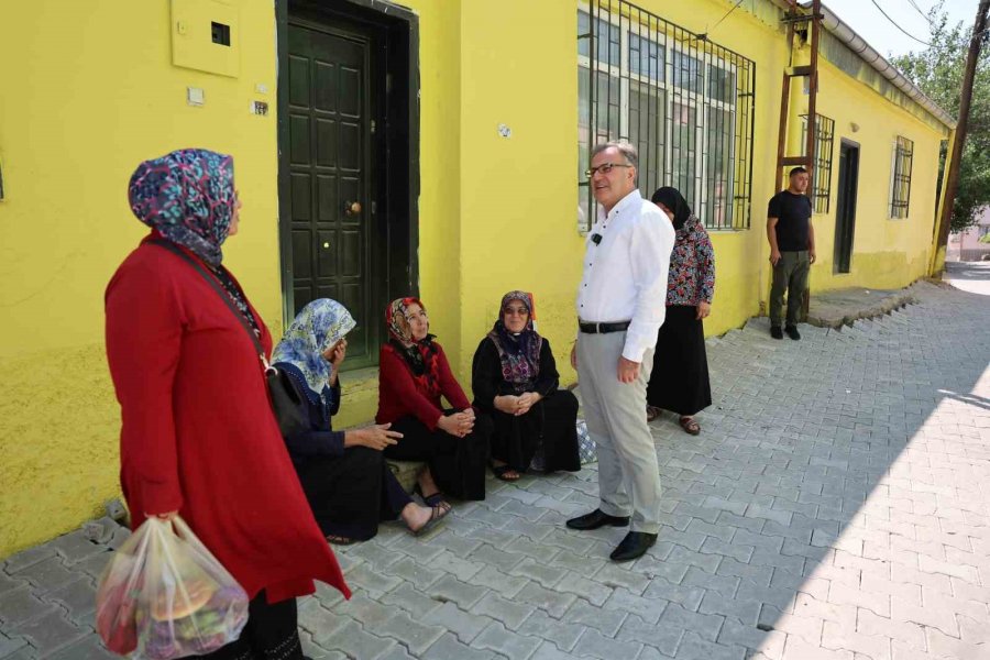 Başkan Özdoğan Esnaf Ve Vatandaşlarla Birlikte