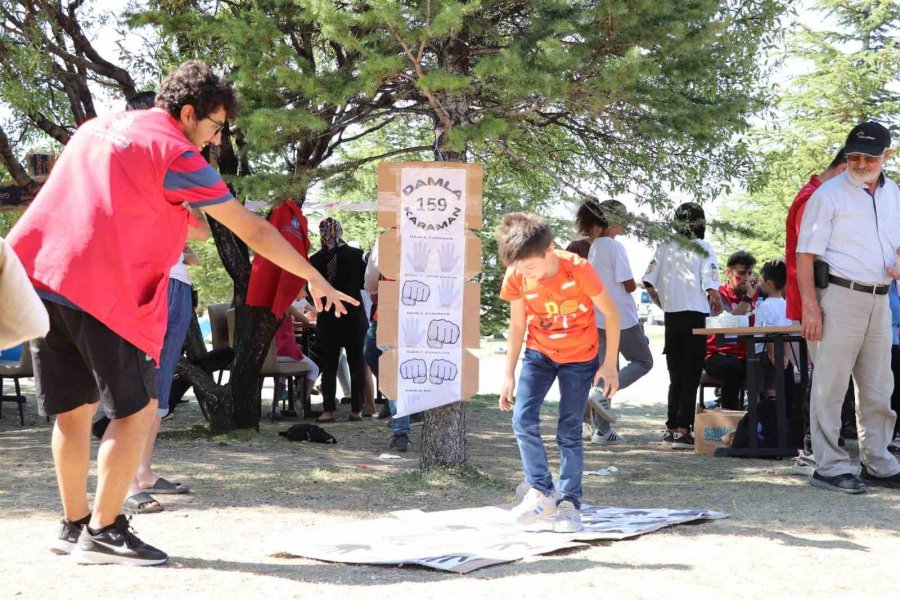 Karaman’da Çocuklar, “damla Gönüllülük Hareketi” Projesi İle Doyasıya Eğlendi