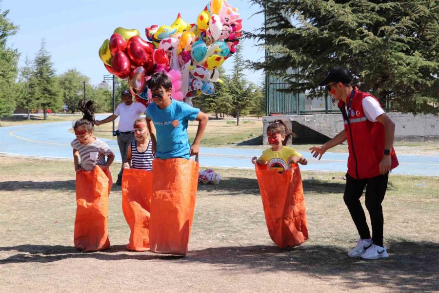 Karaman’da Çocuklar, “damla Gönüllülük Hareketi” Projesi İle Doyasıya Eğlendi
