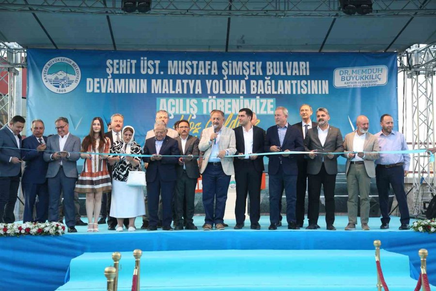 Büyükşehir’in 92 Milyon Tl’lik Yoluna Muhteşem Açılış