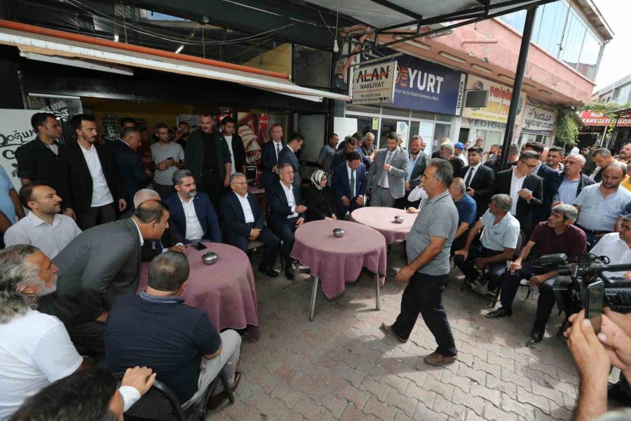 Başkan Büyükkılıç’tan Nakliyeciler Sitesi Esnafına Teşekkür