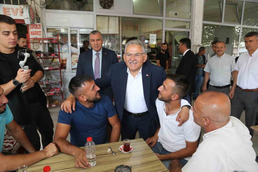 Başkan Büyükkılıç’tan Nakliyeciler Sitesi Esnafına Teşekkür