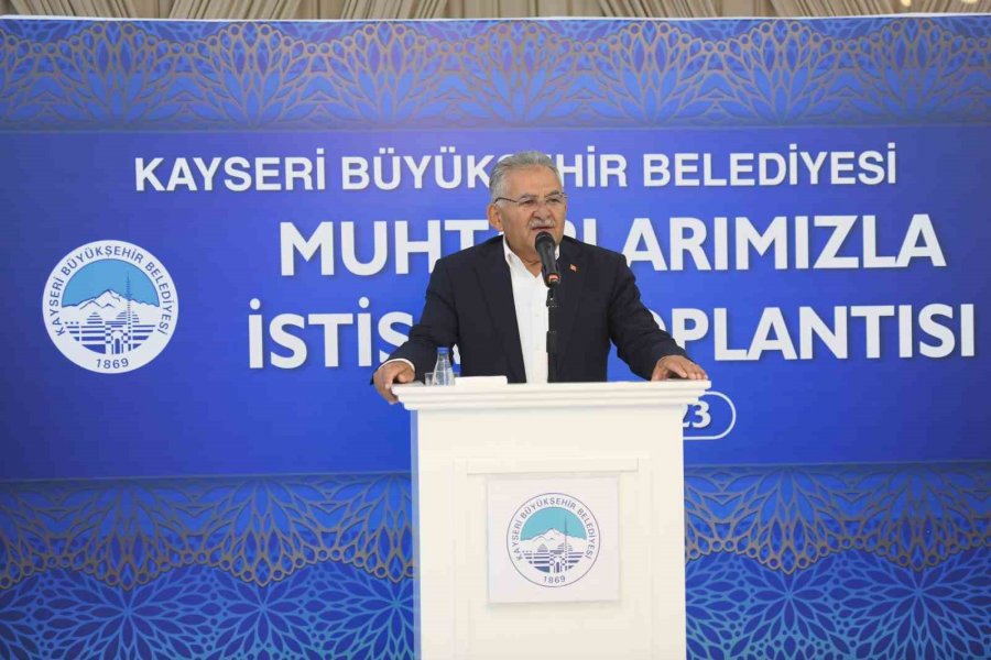 Akar, Çiçek Ve Büyükkılıç, 5 İlçenin Muhtarlarıyla Buluştu