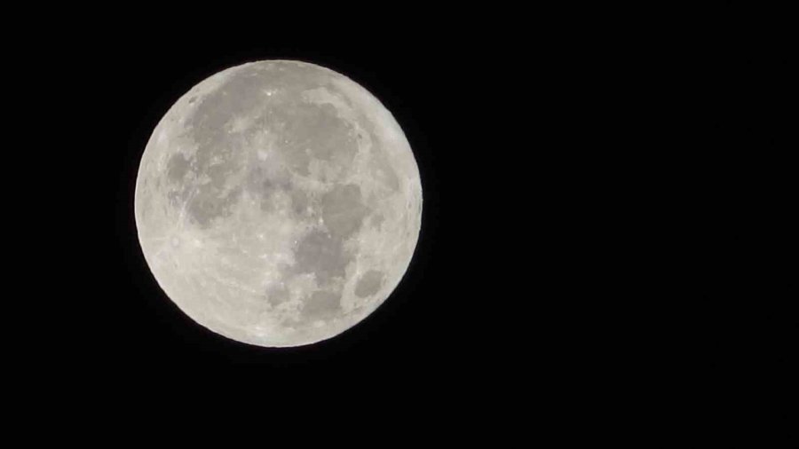 Konya’da ‘süper Mavi Ay’ Görsel Şölen Oluşturdu