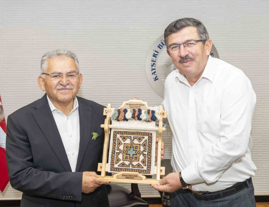 Ziraat Odası Başkanlarından Başkan Büyükkılıç’a Teşekkür’ Ziyareti