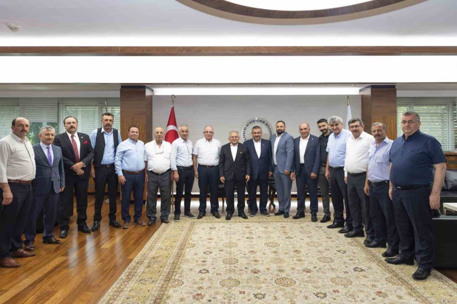 Ziraat Odası Başkanlarından Başkan Büyükkılıç’a Teşekkür’ Ziyareti