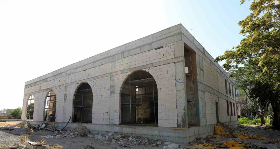 Karatay Hoş Kubbe’nin Yapımı Sürüyor