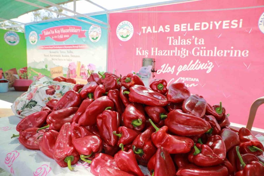 Talas’ta Hafta Sonu Kışa Hazırlık Günleri Var