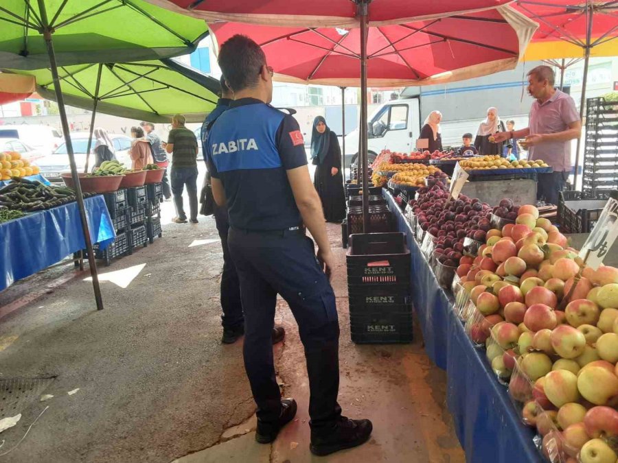 Melikgazi Belediyesi Zabıta Ekipleri Pazar Yerlerini Denetledi