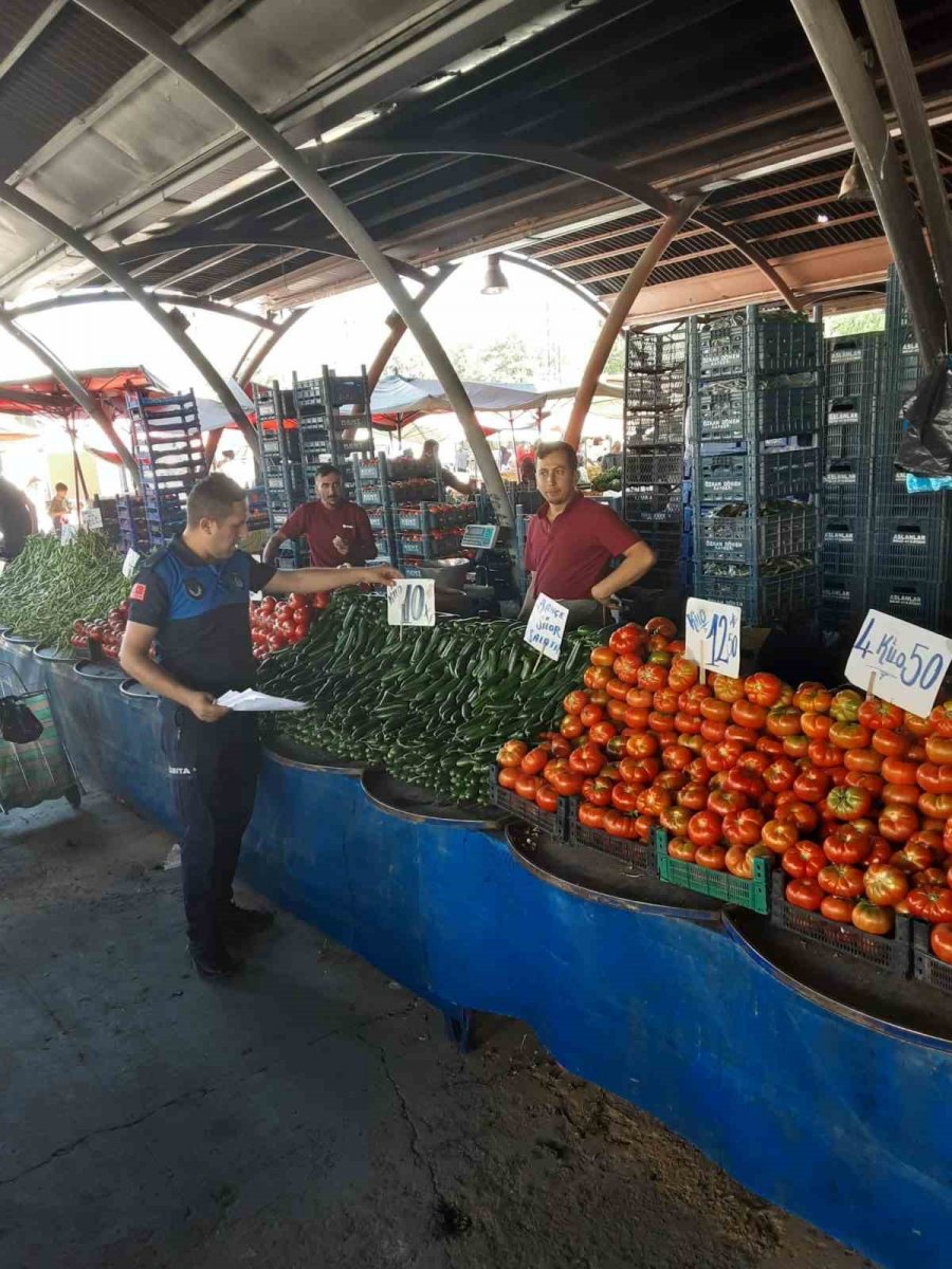 Melikgazi Belediyesi Zabıta Ekipleri Pazar Yerlerini Denetledi