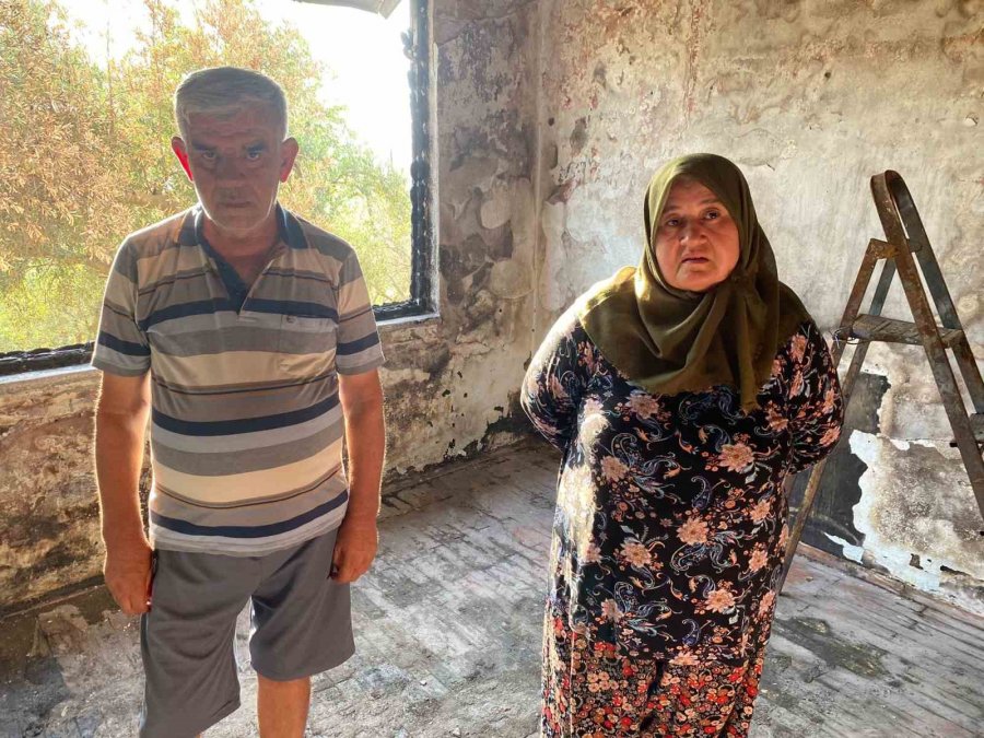 Yangında Evleri Küle Döndü, Balkon Yuvaları Oldu