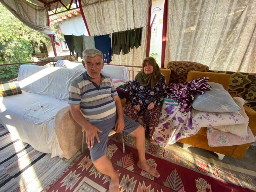 Yangında Evleri Küle Döndü, Balkon Yuvaları Oldu