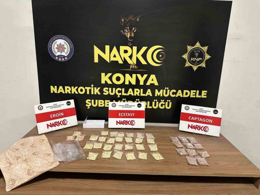 Konya’da Uyuşturucu Operasyonu
