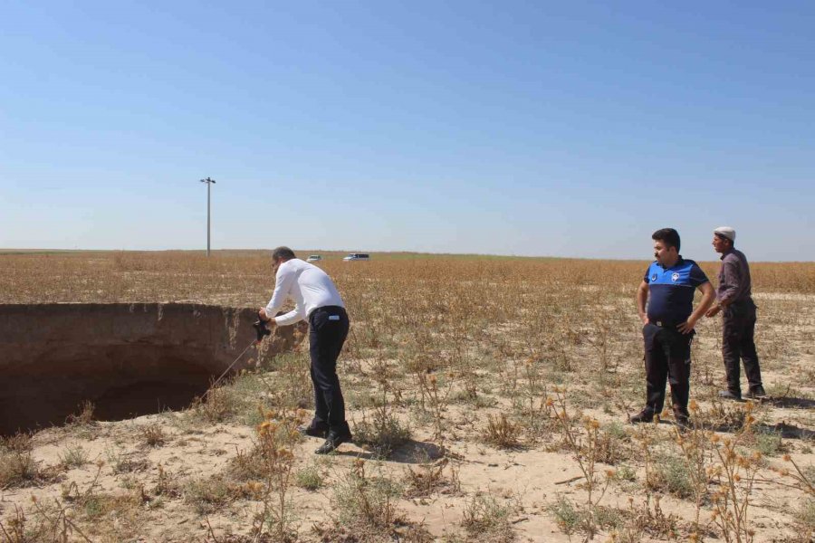 Konya’da Yeni Bir Obruk Meydana Geldi