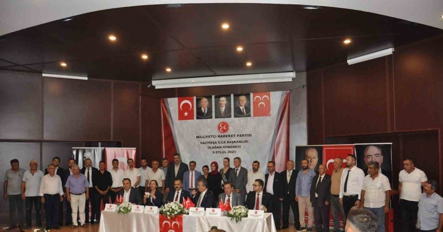 Gazipaşa Mhp’de Numan Terzi Güven Tazeledi