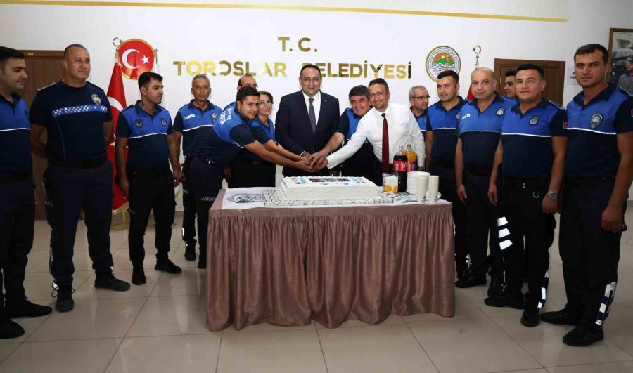 Toroslar’da Zabıta Haftası Pasta Kesilerek Kutlandı