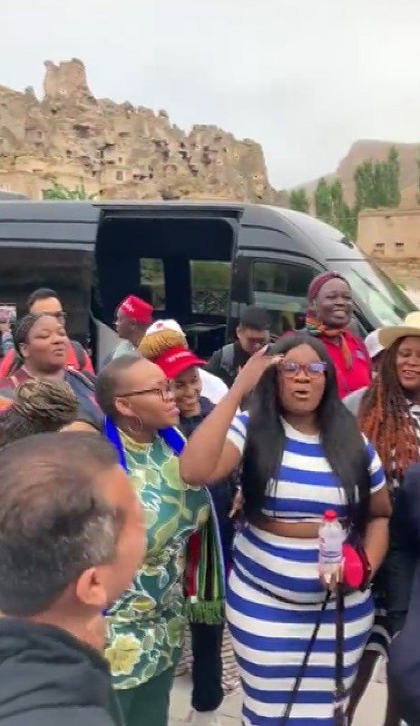 Güney Afrikalı Turistlerin Soğanlı Vadisi’nde Renkli Anları